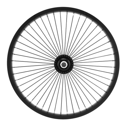 Roue BMX PCP 20" arrière noir moyeu flip-flop alu noir 48T axe plein