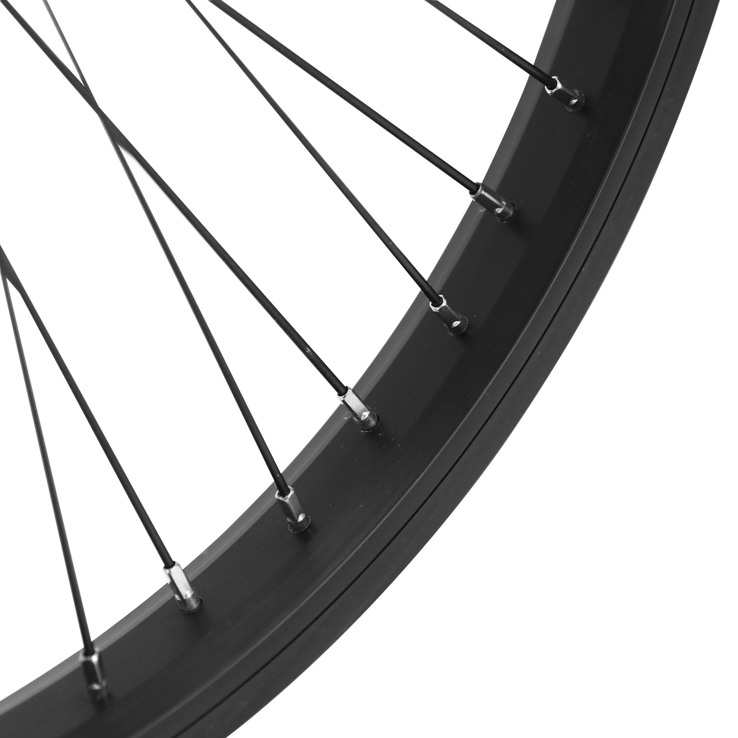 Roue BMX PCP 20" arrière noir moyeu flip-flop alu noir 48T axe plein
