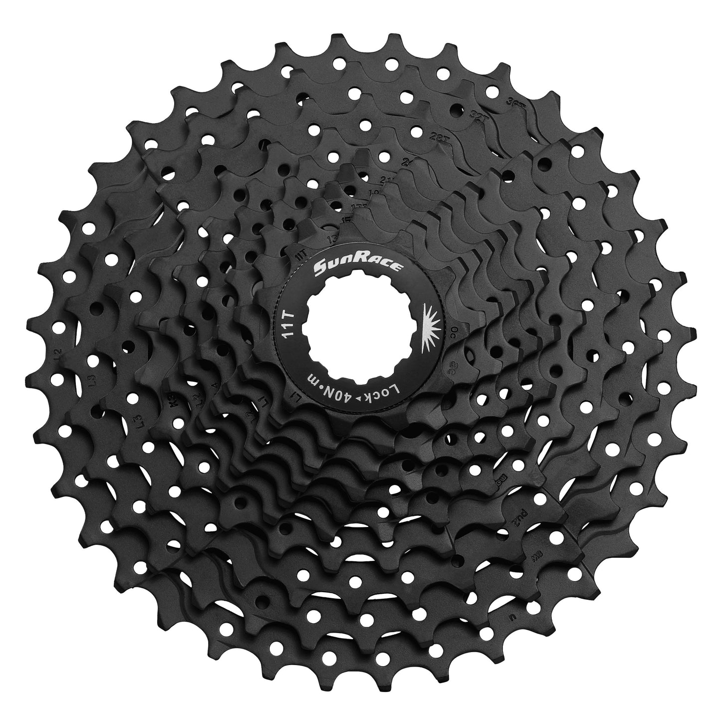 10-speed cassette Sunrace MS1 11-36 MTB for Shimano black (11-13-15-17-19-21-24-28-32-36)