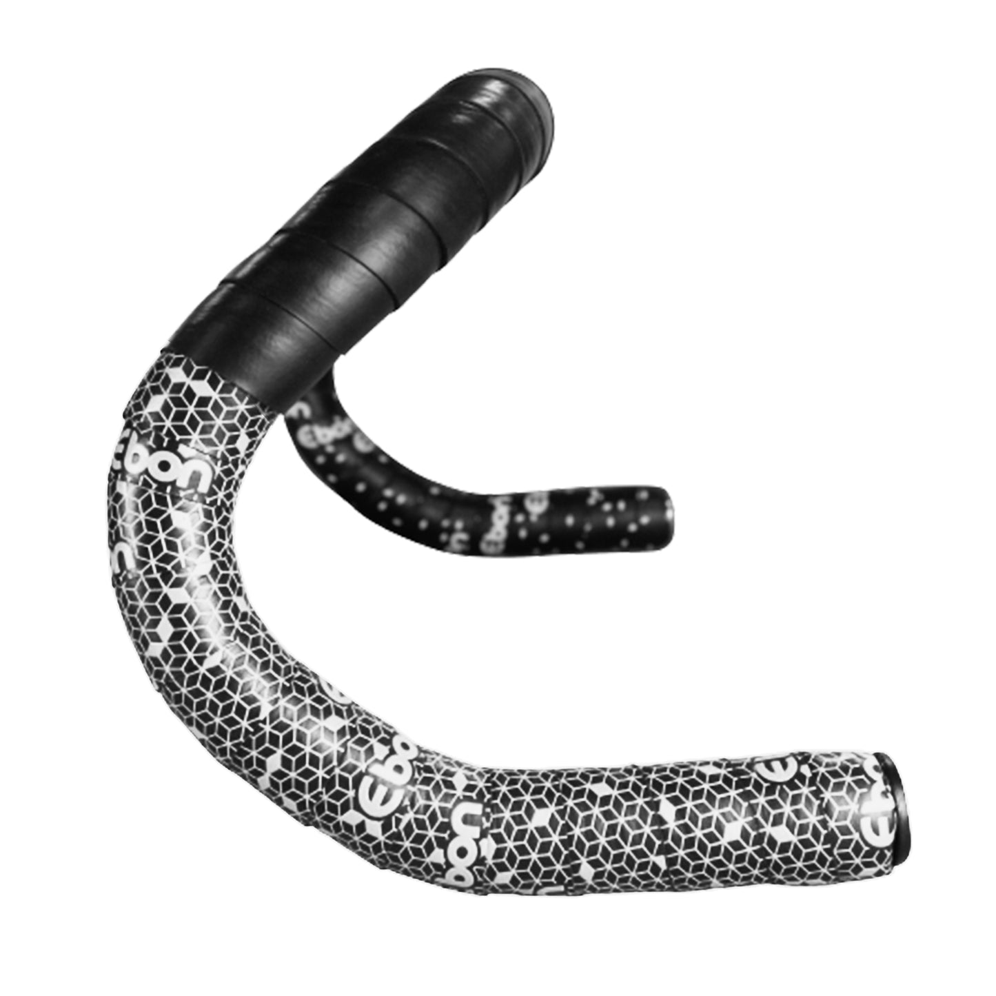Ruban guidon Newton Ebon noir dégradé blanc