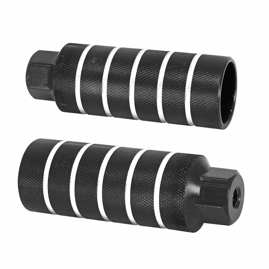 BMX black aluminum footrest 36 mm 3/8 axle