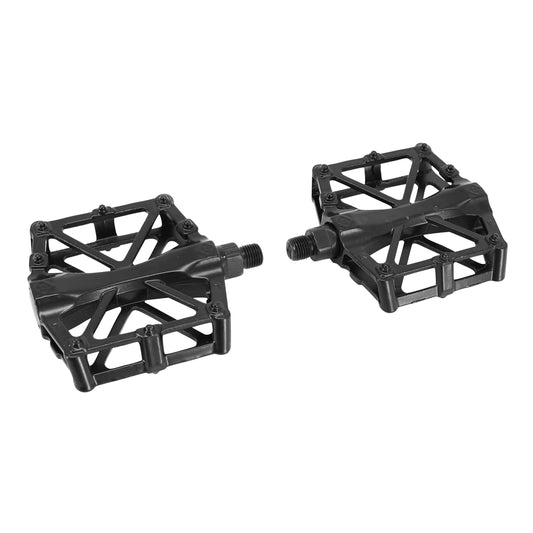 PCP Platform MTB BMX Pedals, black aluminum, 1/2"