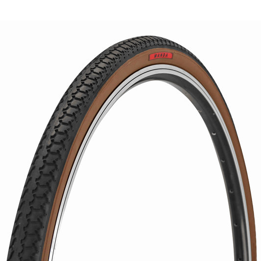 Pneu City 650 X 35B Wanda W121 Renfort Anti-crevaison 3mm Noir-Brun TR (27,5 x 1,40 - 26x 1-2) (40-584)
