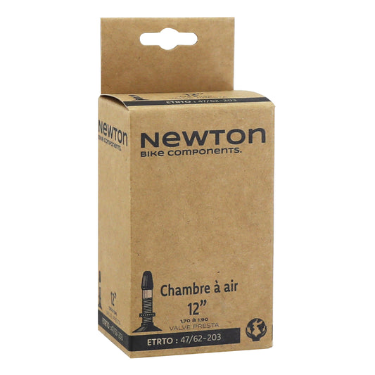Chambre à air vélo 12 x 1.7-1.9 (1-2 x 1.75-2 1-4) Newton valve presta
