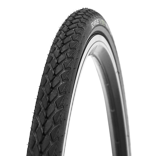 Pneu VTT Urbain 26 X 1.50 Schwalbe Marathon Green Noir TR (40-559) Renfort GreenGuard flanc Reflex Compatible VAE