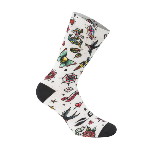 Chaussettes Socquettes Été Gist Trendy Tatoo Blanc Écologique Hauteur 20cm