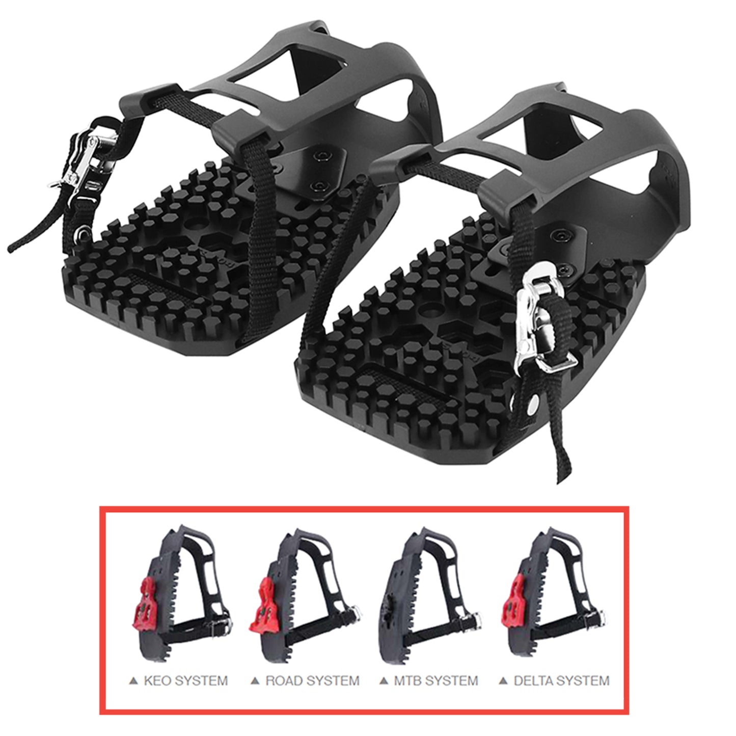 Adaptateur pédale auto Look Shimano pour pédaler sans cales