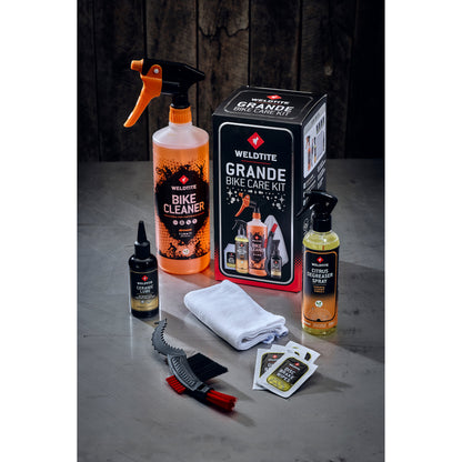 Pack nettoyant vélo Weldtite bike care grande