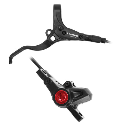 Frein à disque VTT hydraulique clarks arrière noir durite 1700mm pour disque 160mm