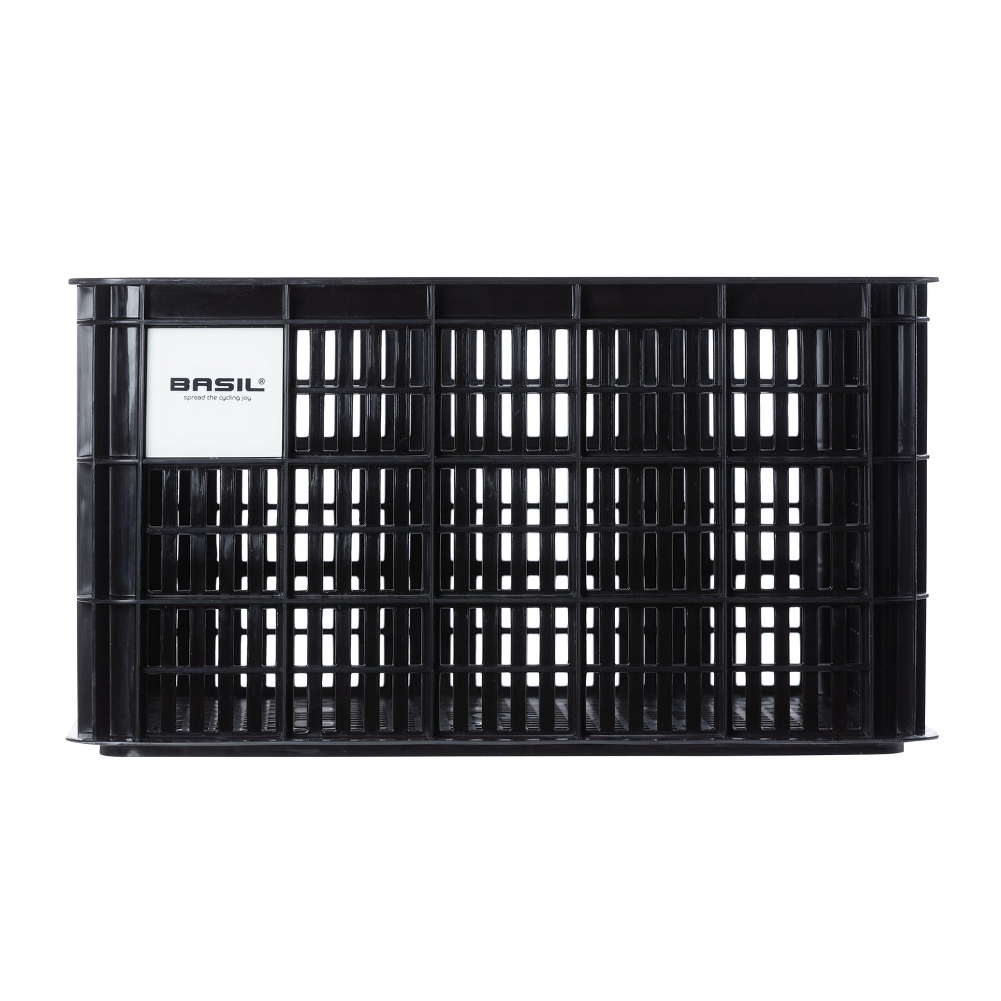 Caisse plastique recyclé Basil noir 40L