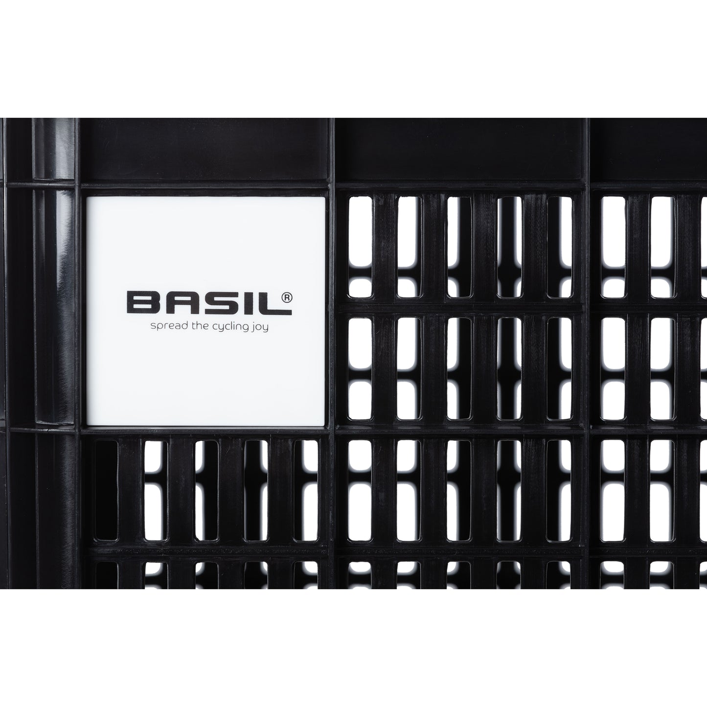 Caisse plastique recyclé Basil noir 40L
