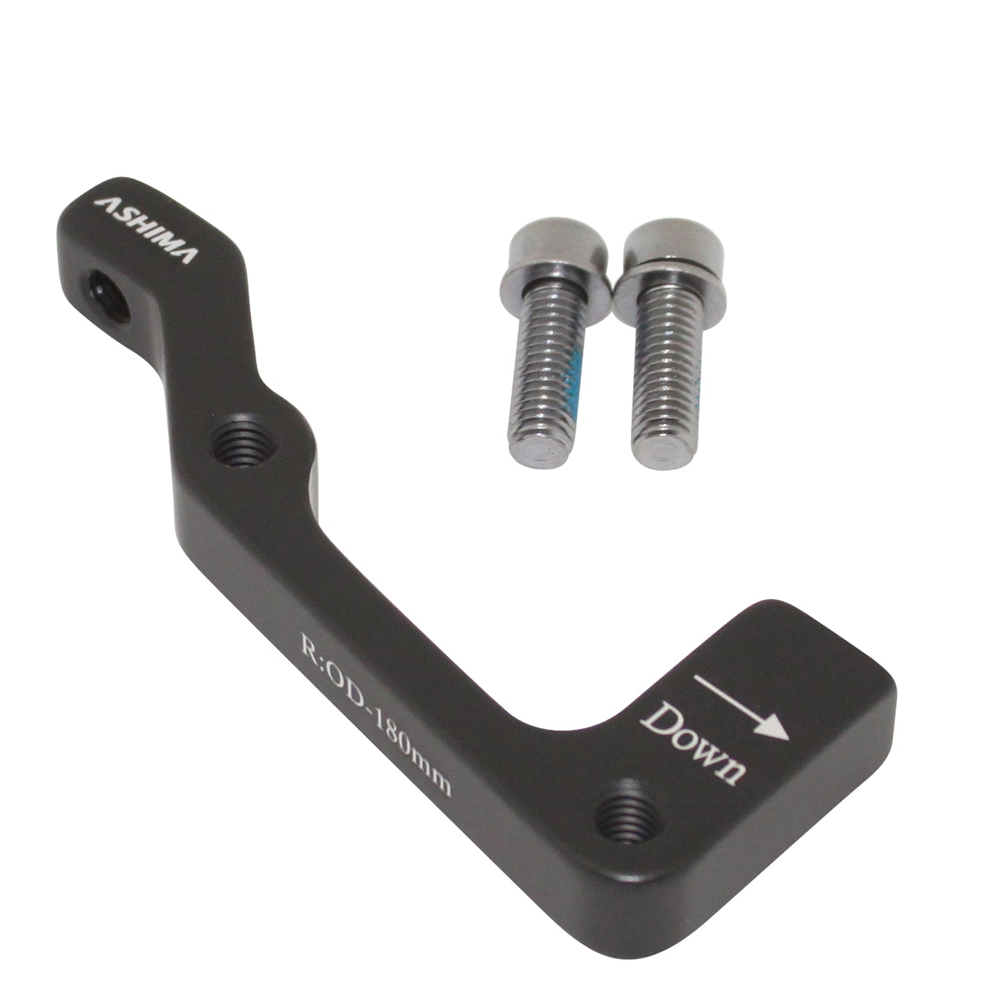 Adaptateur frein à disque VTT arrière Brakco disque 180mm étrier post-mount sur cadre international Noir