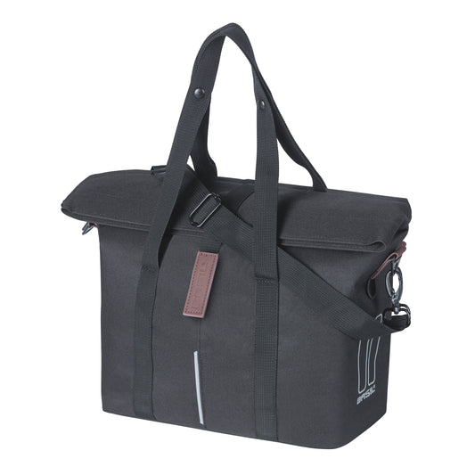Sac à main vélo Basil city 8-11l noir étanche
