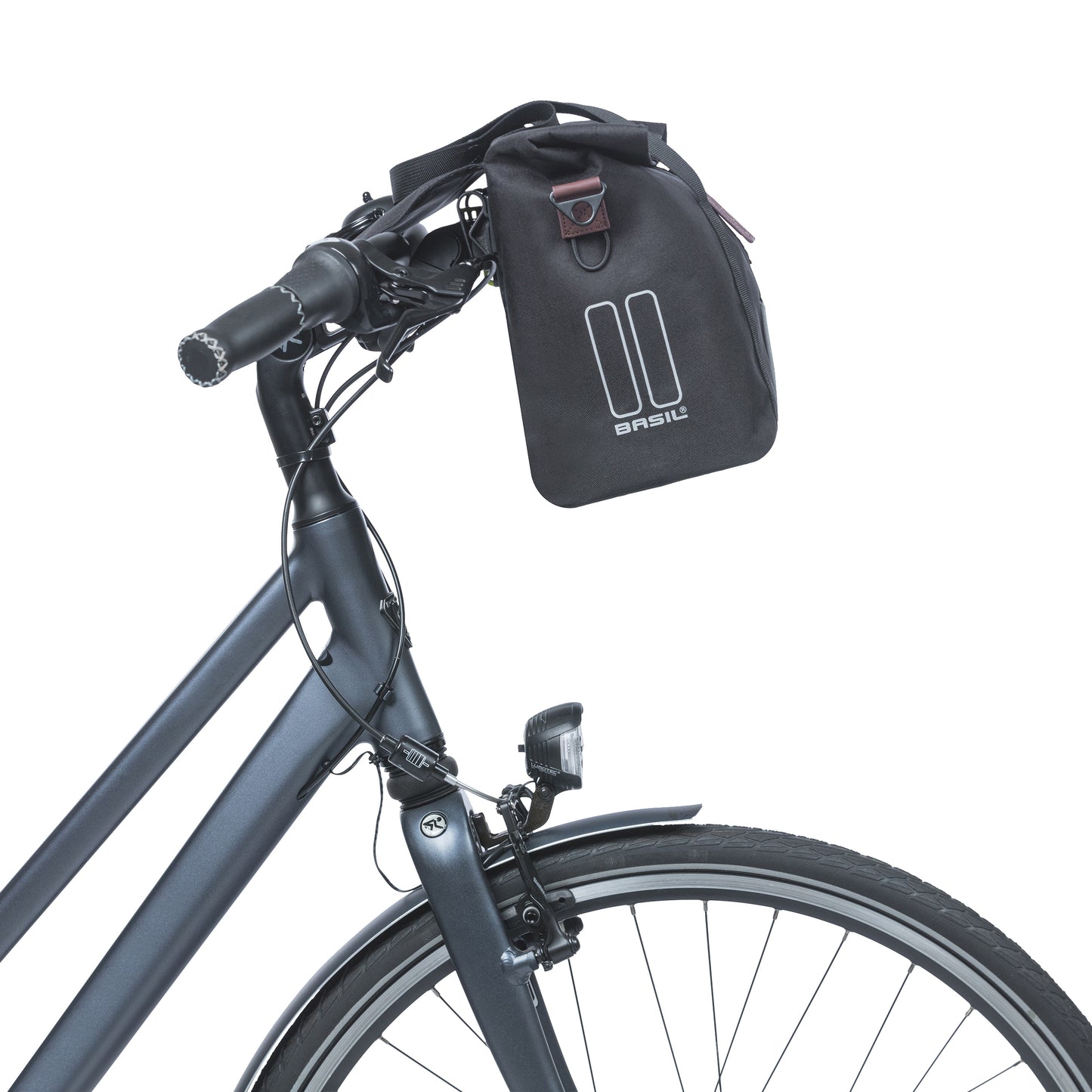 Sac à main vélo Basil city 8-11l noir étanche