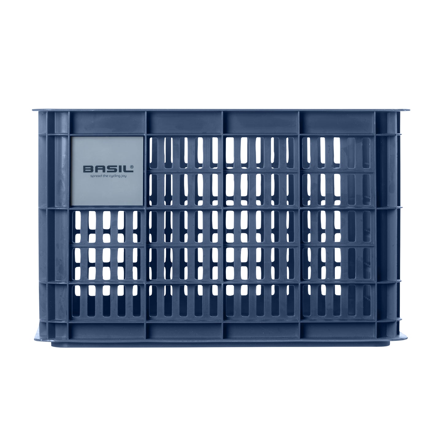 Caisse plastique recyclé Basil bleu 29L