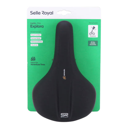 Selle Royal Explora Gel Trekking Anatomical Channel Black 273x171