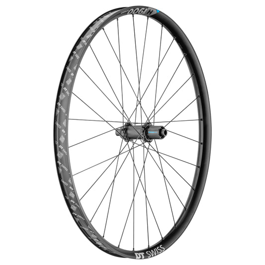 29" DT Swiss H1900 Boost Tubeless Ready eMTB Rear Wheel, Centerlock, Black, Shimano 10-11 speed, 12-148 Thru Axle, 30C Rim, 150kg Resistance, Enduro Compatible