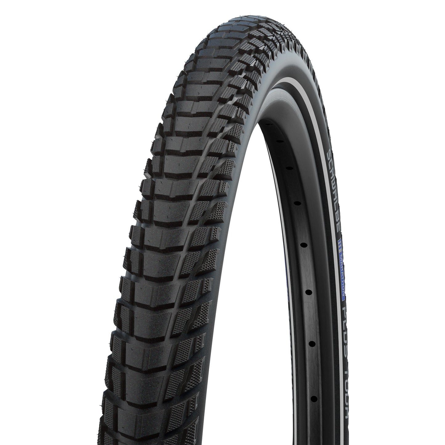 Pneu VTC Cross 700 X 35 Schwalbe Marathon plus Tour Noir TR (37-622) Renfort 5mm flanc Reflex Homologué VAE e50