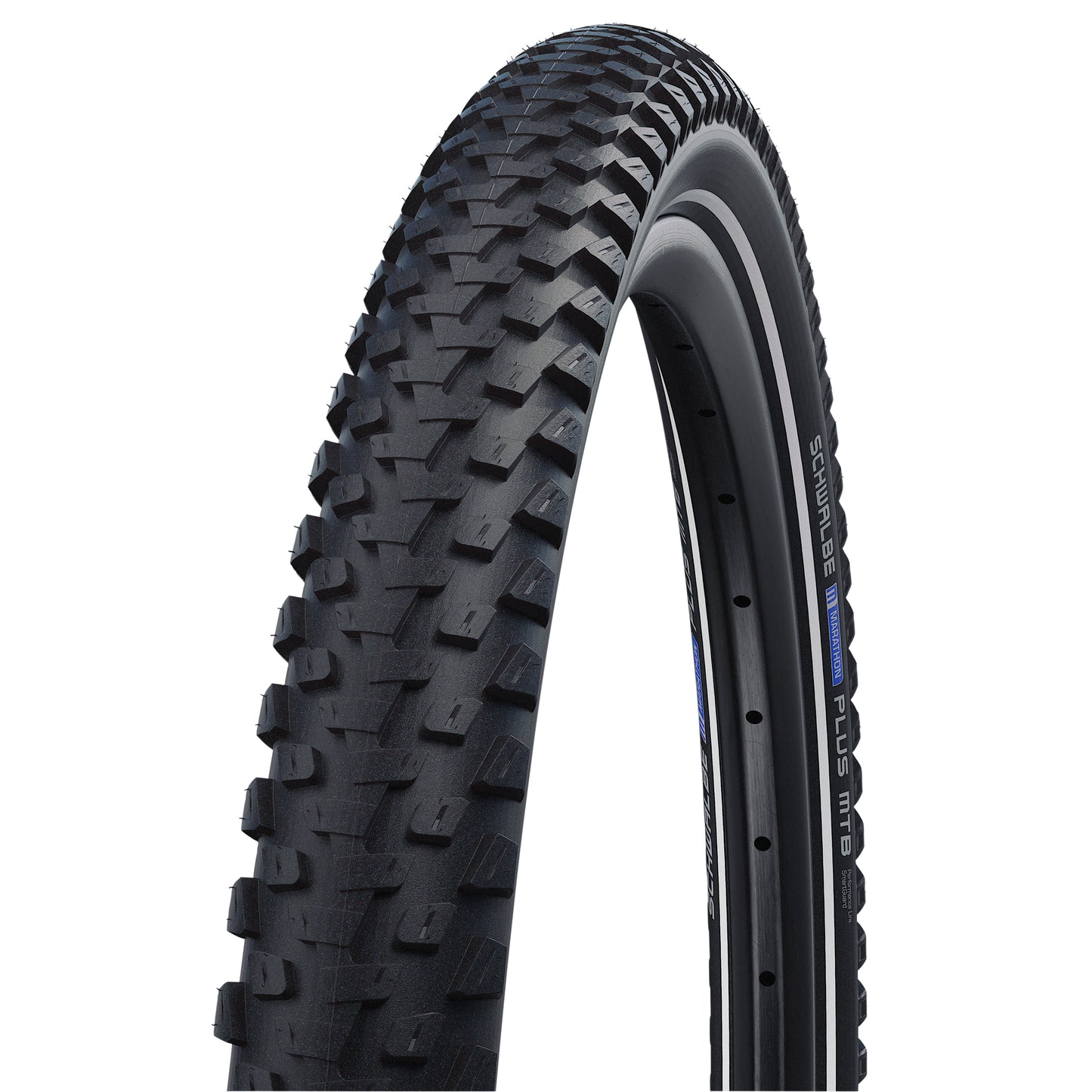 Pneu VTT SUV 29 X 2.35 Schwalbe Marathon plus MTB Crampons Noir TR (60-622) Renfort flanc Reflex Homologué VAE e50