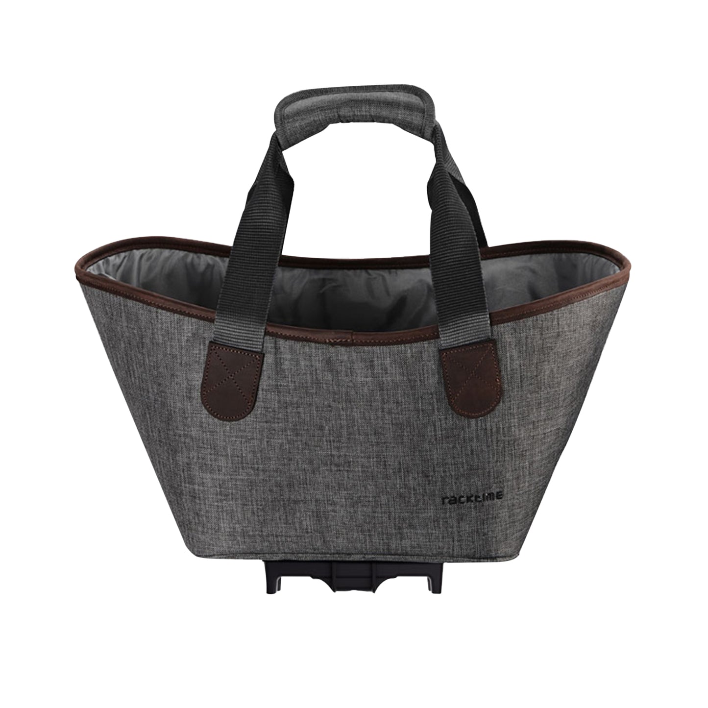 Panier-sac vélo Racktime Agnetha 2.0 gris pour Snapit 2.0