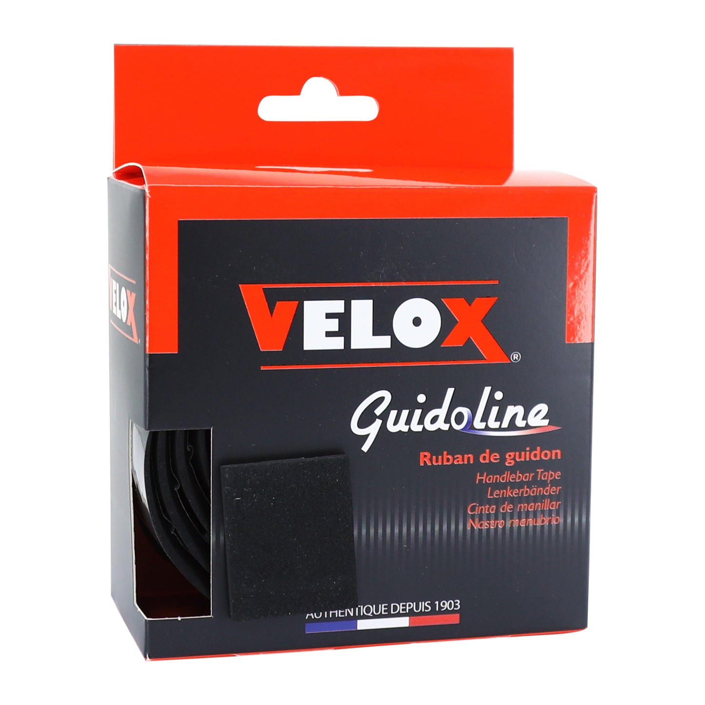 Ruban guidon VELOX Confort 4mm noir