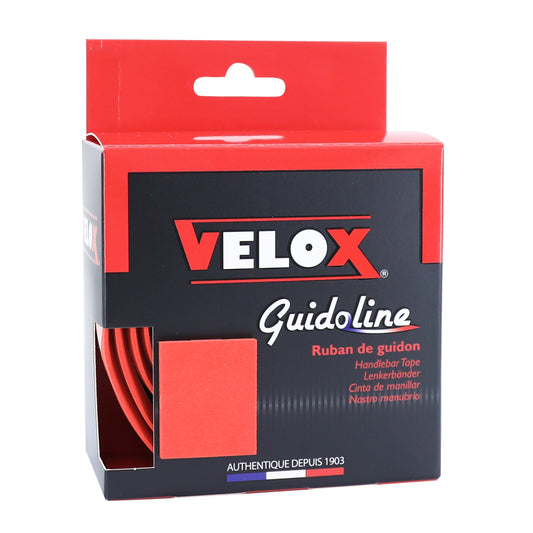 Ruban guidon VELOX Confort 4mm rouge