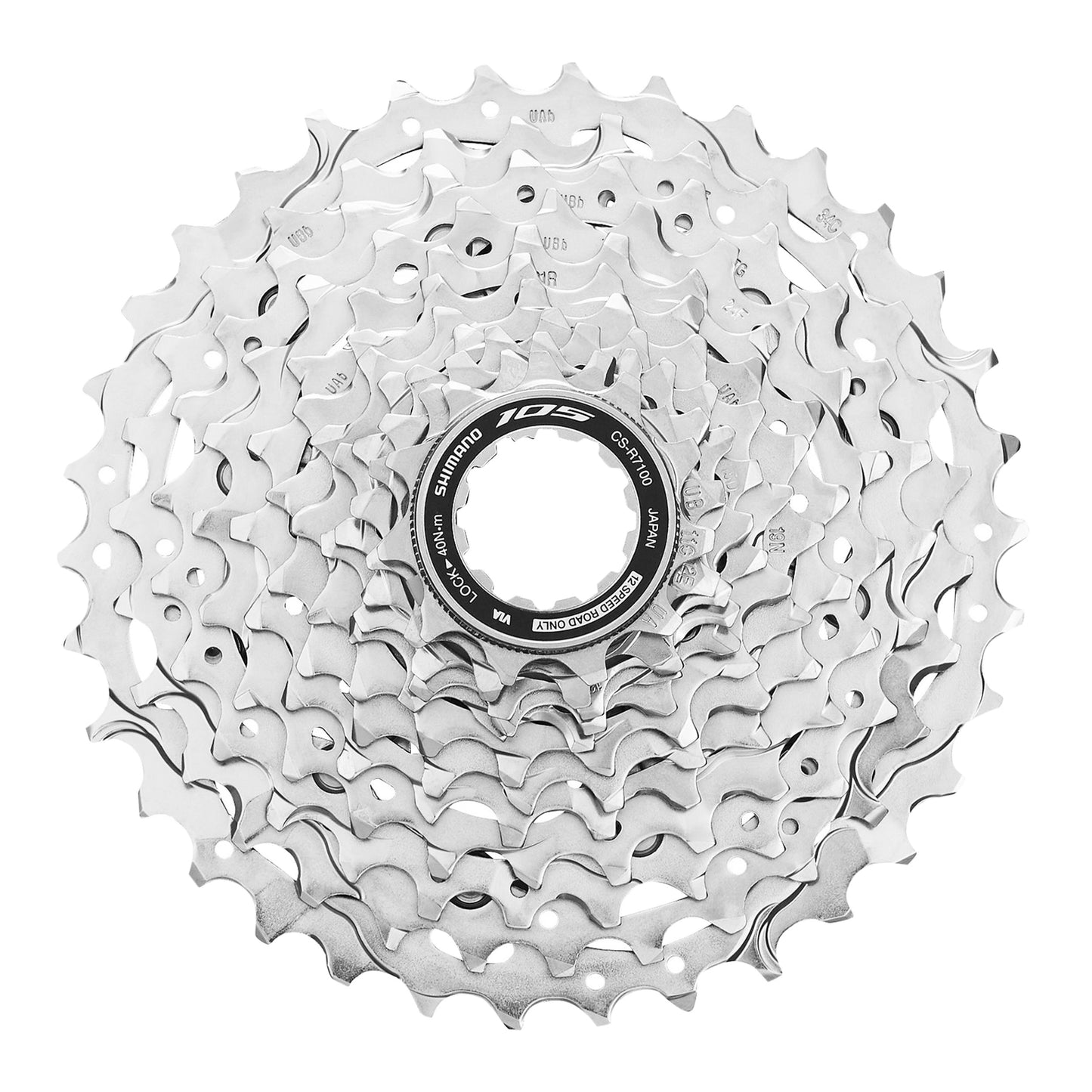 Groupe route Shimano 105 Di2 R7170 disque 12V noir