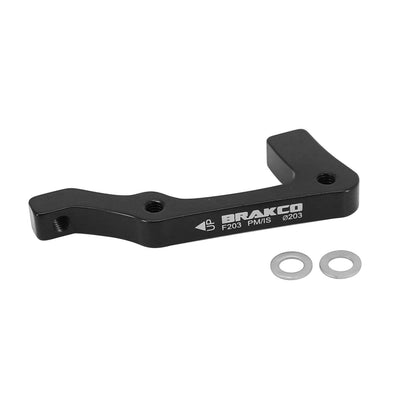 Adaptateur frein à disque VTT avant Brakco disque 203mm étrier post-mount sur fourche international