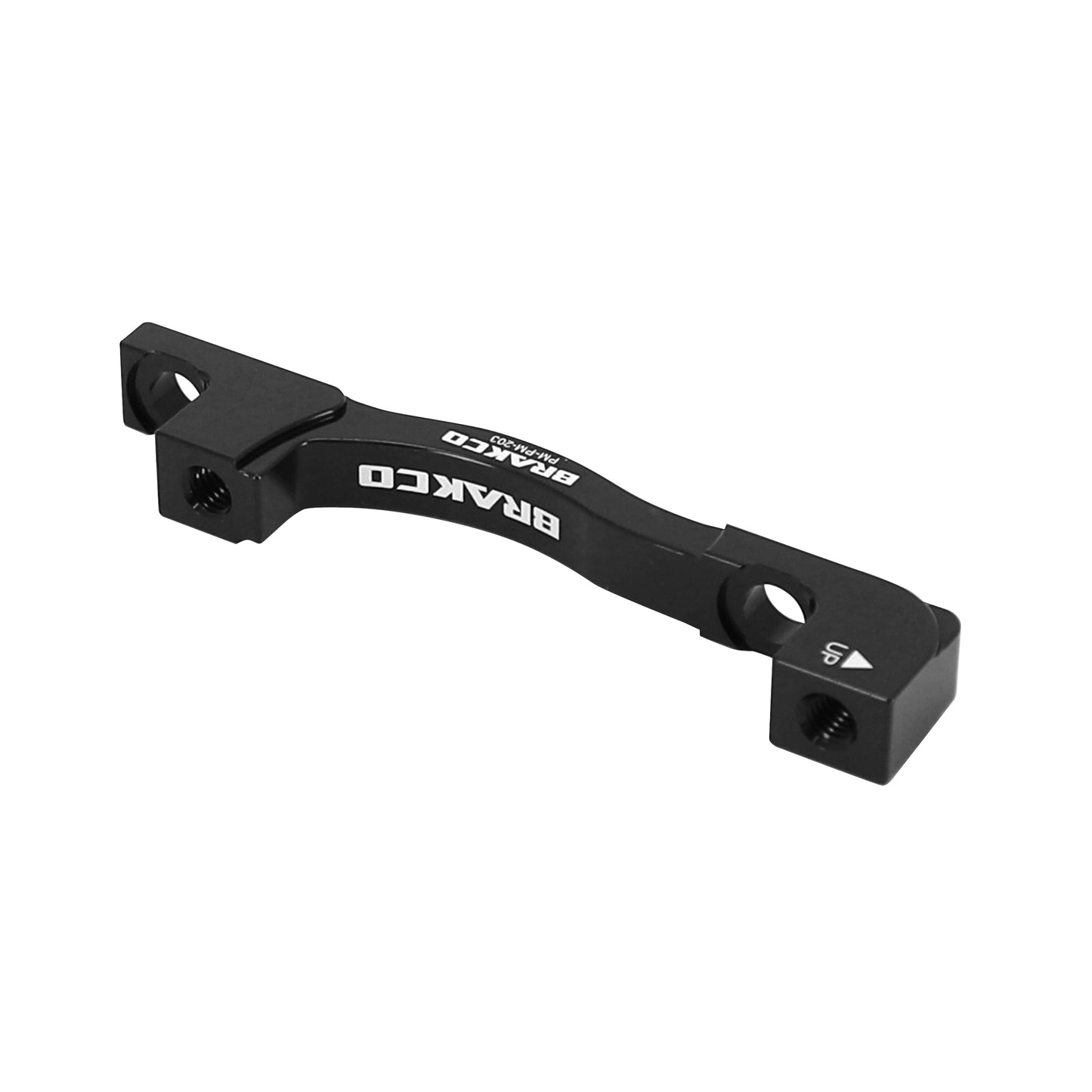 Adaptateur / réhausse frein à disque VTT post-mount avant / arrière Brakco CNC light étrier 160mm pour disque 203mm