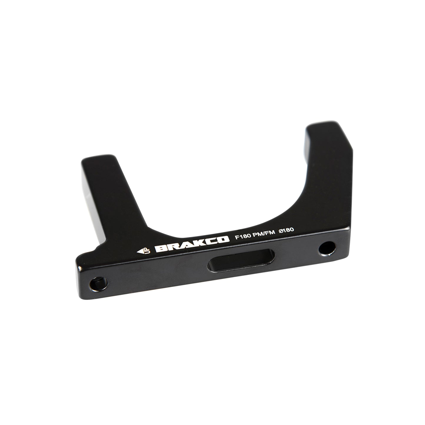 Adaptateur frein à disque route avant Brakco disque 180mm étrier post-mount sur fourche flatmount