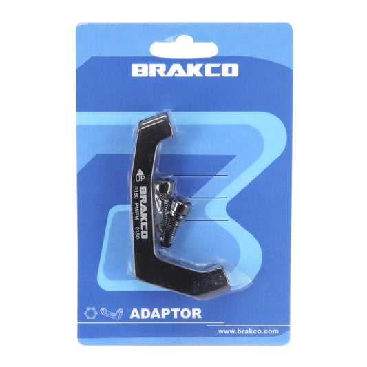 Adaptateur frein à disque route arrière Brakco disque 180mm étrier post-mount sur cadre flatmount