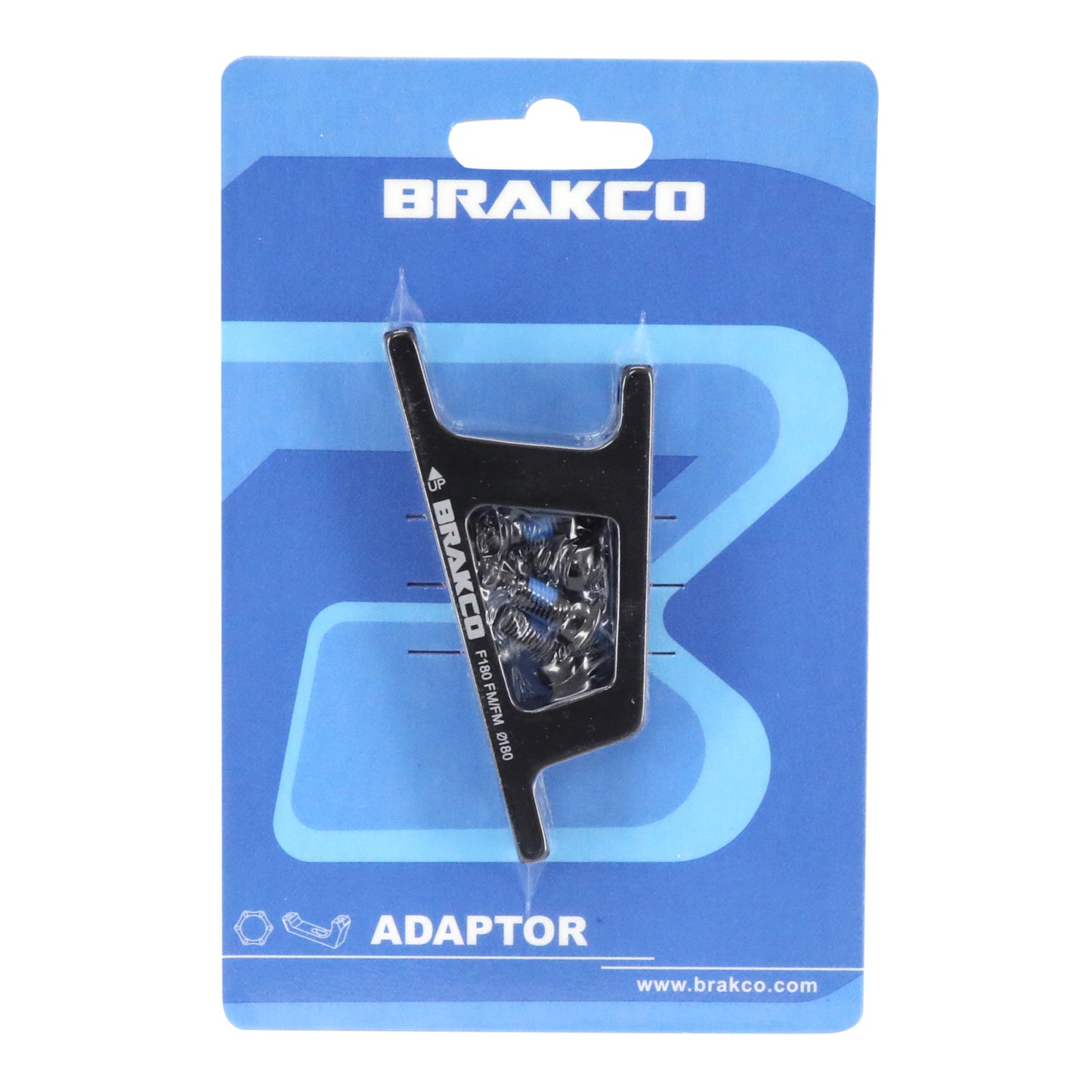Adaptateur / réhausse frein à disque route flatmount avant Brakco étrier 140mm pour disque 180mm