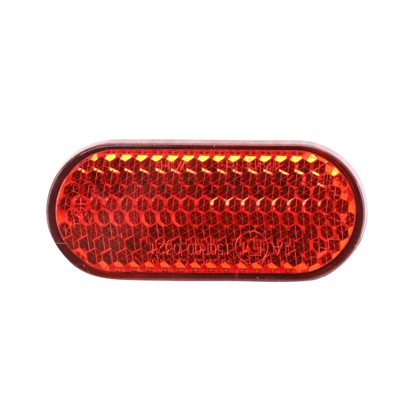 Réflecteur - catadioptre tige de selle rouge adhésif - 50x22 vendu à l'unité PCP