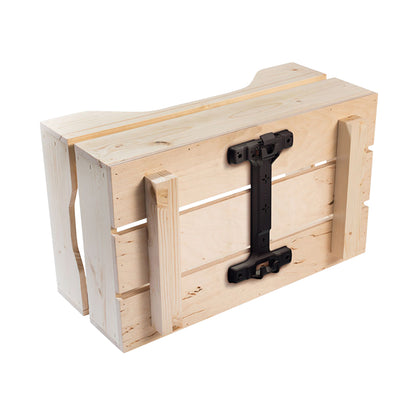 Caisse arrière bois Racktime Woodpacker 2.0 pour Snapit