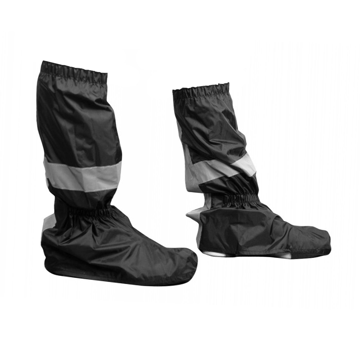 Couvres Chaussures vélo ville PCP coutures étanches noir élastique maintien sous Chaussures et serrage a la cheville