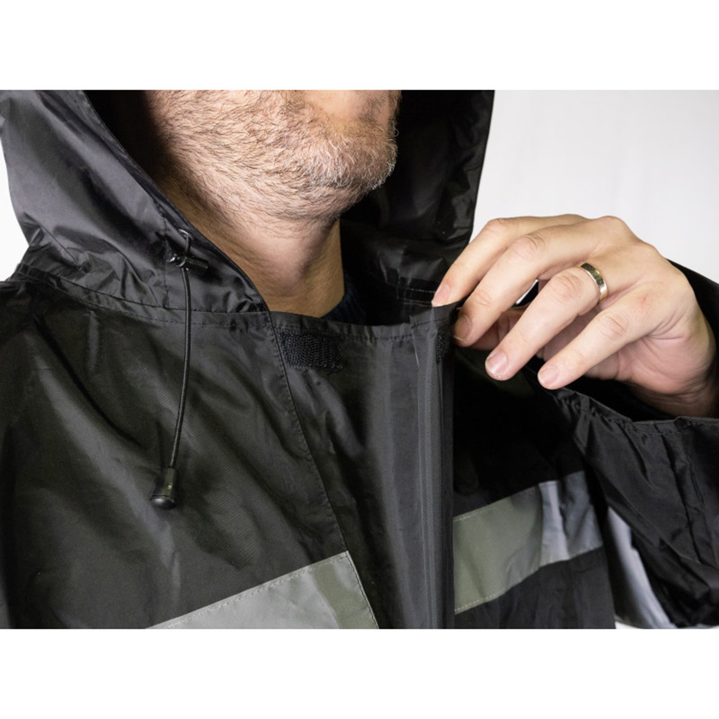 Poncho pluie vélo adulte PCP noir