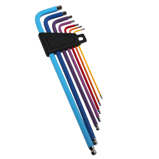 Jeu clés Allen PCP tête sphérique 1.5 à 6 mm