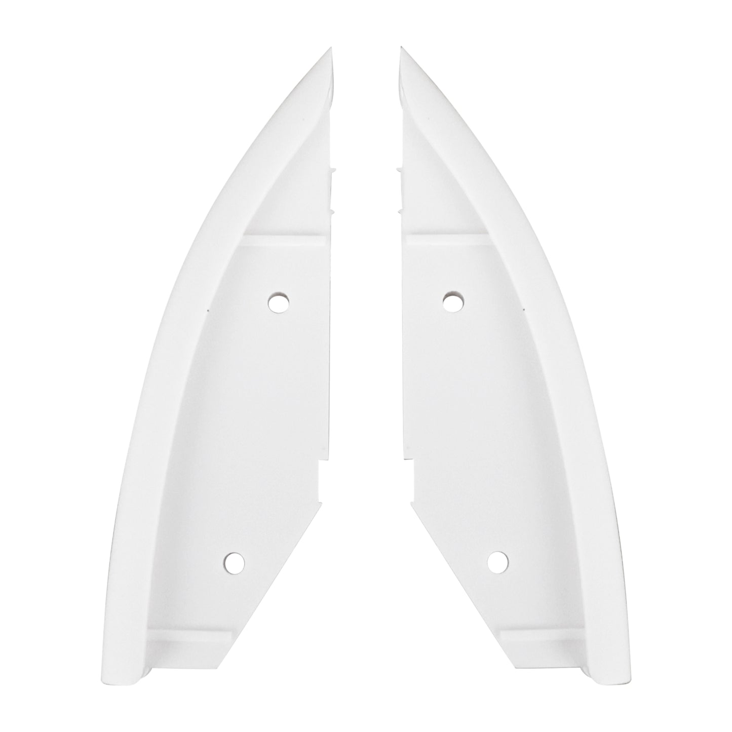 Protection angle arrière PCP pour Xiaomi M365-1S-Pro-Pro 2 blanc