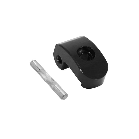 Loquet-blocage charnière de verrouillage renforce pour trottinette xiaomi m365/ 1s/ essential/ pro/ pro 2 acier noir (avec goupille) (vendu a l'unité) PCP
