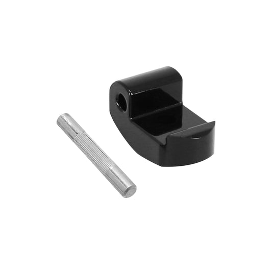 Loquet-blocage charnière de verrouillage renforce pour trottinette xiaomi m365/ 1s/ essential/ pro/ pro 2 acier noir (avec goupille) (vendu a l'unité) PCP