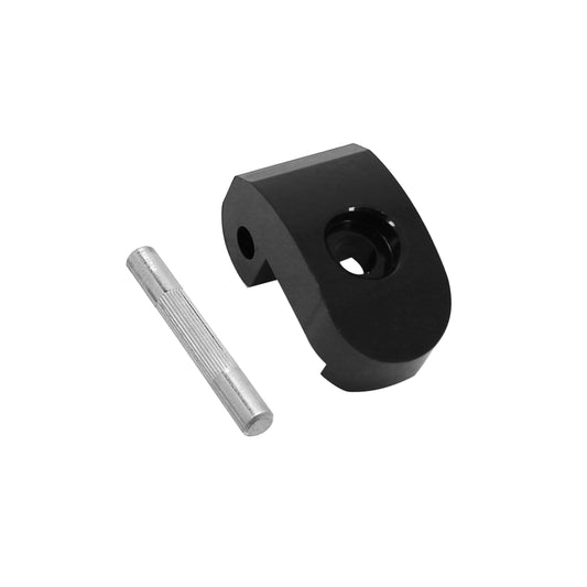 Loquet-blocage charnière de verrouillage pour trottinette xiaomi m365/ 1s/ essential/ pro/ pro 2 alu noir (avec goupille) (vendu a l'unité) PCP