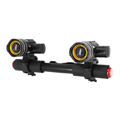 Eclairage-phare à led pour trottinette xiaomi rechargeable usb et réglable PCP