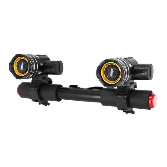 Eclairage-phare à led pour trottinette xiaomi rechargeable usb et réglable PCP