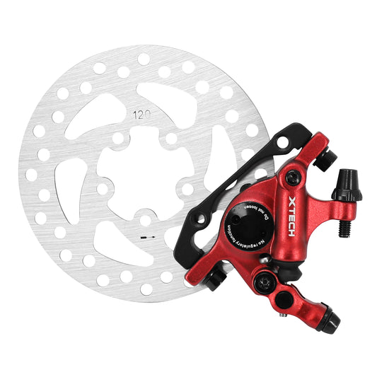Frein Xtech trottinette PCP compatible Xiaomi rouge 120 mm