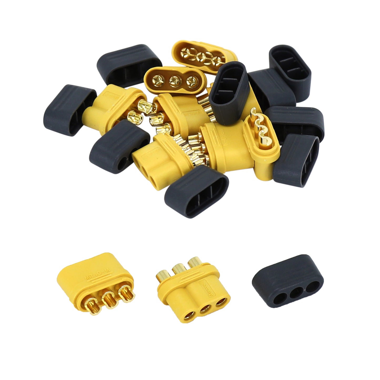 Connecteur mr30 trottinette 5 mâles et 5 femelles PCP