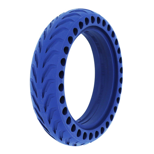 Pneu Trottinette plein Alveole 8.5 X 2.00 Color Bleu - Largeur Interieur 34 mm (Pour Xiaomi M365 et autres)
