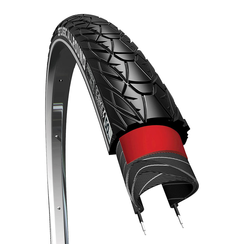 Pneu VTC Urbain 700 X 45 (29 x 1,75) CST Classic Allround Noir renforcé TR (47-622) - Monte sur Leader Fox