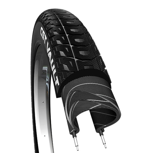 BMX Tire 20 x 2.40 CST Vault Black TR (61-406) - Dual Compound