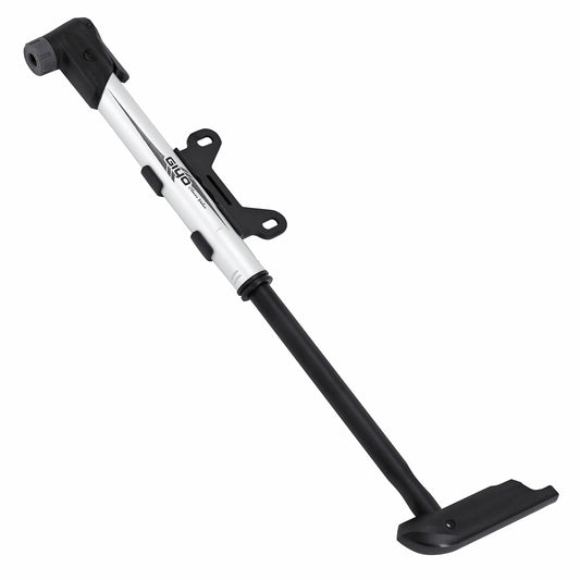 Giyo PCP aluminum mini road/MTB pump, silver, 270mm, 8 bars