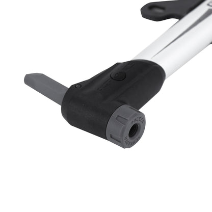 Giyo PCP aluminum mini road/MTB pump, silver, 270mm, 8 bars